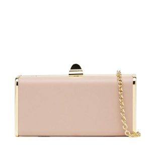 Torebka Coccinelle. Czerwone torebki wieczorowe Coccinelle, bez wzorów, bez dodatków. Za 689,99 zł.