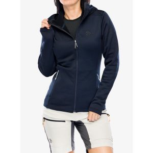 Bluza z kapturem damska Didriksons Anneli Full Zip 2. Niebieskie bluzy Didriksons, xs, bez wzorów, z kapturem. Za 282,99 zł.