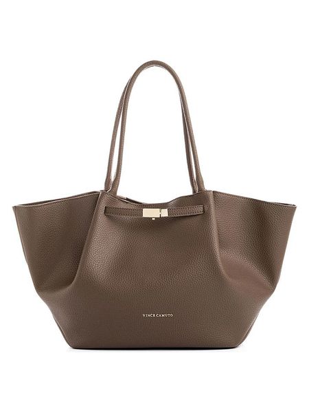 Vince Camuto Shopper bag w kolorze brązowym - 52 x 27 x 13 cm rozmiar: onesize. Brązowe shopper bag Vince Camuto, bez wzorów, z materiału, na ramię, bez dodatków. Za 118,01 zł.