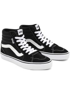 Vans Skórzane sneakersy "Filmore Hi" w kolorze czarnym rozmiar: 40. Czarne trampki Vans, bez wzorów, za kostkę, bez zapięcia. Za 309,63 zł.