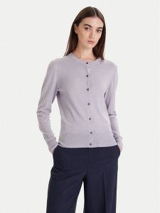 Calvin Klein Kardigan LV044D323G Szary Slim Fit. Szare kardigany Calvin Klein, z wełny. Za 519,99 zł.