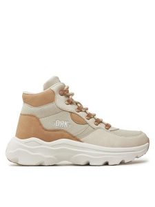 Dorko Trapery Enigma DS24F37W Beżowy. Brązowe buty zimowe Dorko, ze skóry, bez obcasa, bez zapięcia. Za 219,99 zł.