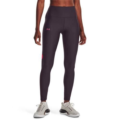 Legginsy treningowe damskie Under Armour 1378753541. Fioletowe legginsy Under Armour, bez wzorów, z dresówki. Za 338,00 zł.