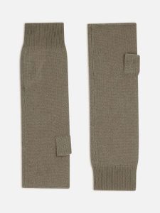 Perfect Cashmere Kaszmirowe mitenki "Jesse" w kolorze oliwkowym rozmiar: onesize. Zielone rękawiczki Perfect Cashmere, bez wzorów, z kaszmiru. Za 108,99 zł.