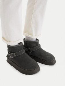 G-Star Raw Śniegowce CEO-ZEHRA-01 Szary. Szare buty zimowe G-Star, ze skóry, bez obcasa, bez zapięcia. Za 329,99 zł.