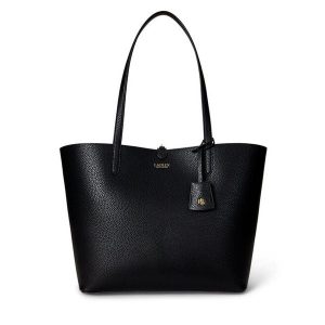 Torebka LAUREN RALPH LAUREN. Czarne shopper bag Lauren Ralph Lauren, bez wzorów, bez dodatków. Za 779,99 zł.