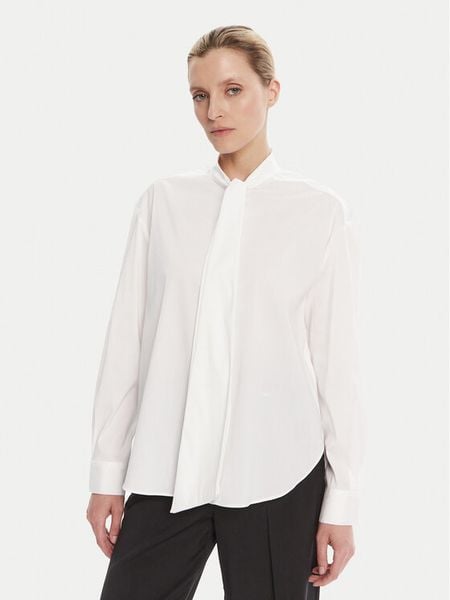 JOOP! Koszula 58 253B58Bernarda 30047570 Biały Loose Fit. Białe koszule JOOP!, bez wzorów, z bawełny, bez kołnierzyka, bez ramiączek. Za 399,99 zł.