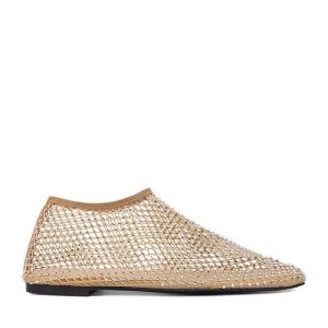 Baleriny Eva Minge. Brązowe balerinki Eva Minge, bez wzorów, bez obcasa, bez zapięcia. Za 329,99 zł.