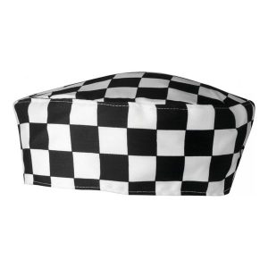 Czapka Szefa Kuchni W Kratkę. Białe czapki PREMIER, bez wzorów, sportowe. Za 58,99 zł.