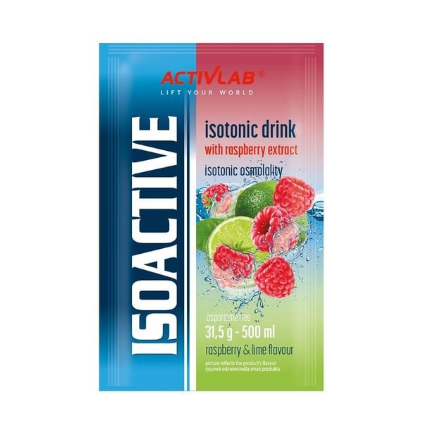 Isoactive izotonik funkcjonalny saszetka. Zielone nerki i saszetki ACTIVLAB, z aplikacjami. Za 1,49 zł.
