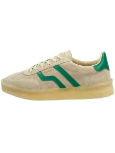 GANT Footwear Skórzane sneakersy "Cuzima Crepe" w kolorze beżowo-zielonym rozmiar: 40. Brązowe trampki GANT Footwear, bez wzorów, bez zapięcia. Za 240,99 zł.