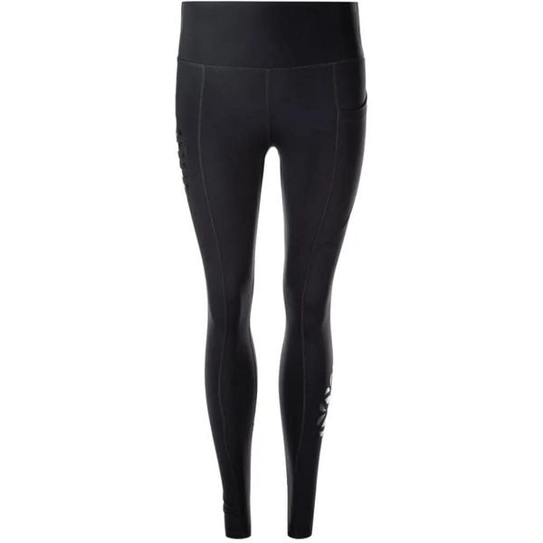 Damskie legginsy Athlecia Merauke. Czarne legginsy ENDURANCE, z aplikacjami, z poliamidu. Za 128,00 zł.