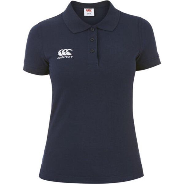 Damska koszulka polo Canterbury Waimak. Niebieskie bluzki CANTERBURY, bez wzorów, bez kołnierzyka, bez ramiączek. Za 253,50 zł.