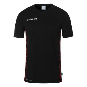 Koszulka Uhlsport Progressive 28 Poly. Czarne bluzki Uhlsport, bez wzorów, sportowe, bez kołnierzyka, bez ramiączek. Za 139,00 zł.