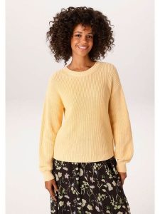 Aniston Sweter w kolorze żółtym rozmiar: 34. Żółte swetry oversize Aniston, bez wzorów, z bawełny, bez ramiączek. Za 104,99 zł.
