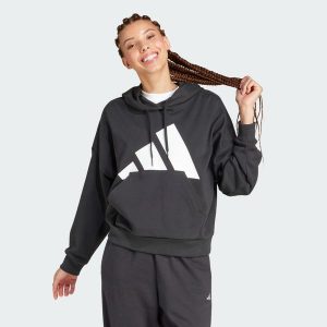 Bluza z kapturem Essentials Big Logo French Terry Loose. Białe bluzy ADIDAS, xl, bez wzorów, z materiału, z kapturem. Za 279,00 zł.
