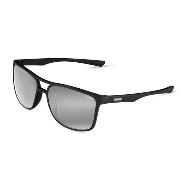 Okulary przeciwsłoneczne Sinner Capitan, matowo czarne, unisex. Czarne okulary przeciwsłoneczne SINNER. Za 280,00 zł.