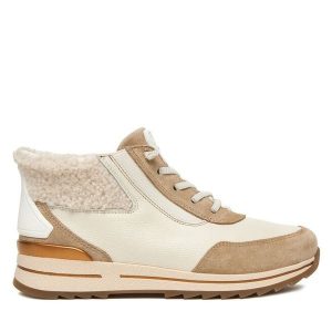 Trzewiki Ara. Brązowe botki Ara, bez wzorów, bez obcasa, na płaskiej podeszwie, bez zapięcia. Za 549,99 zł.