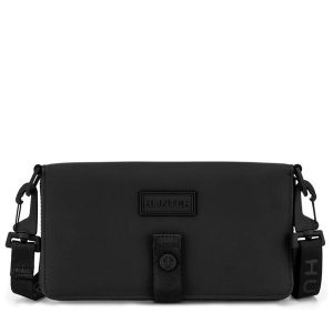 Portfel Hunter. Czarne portfele Hunter, bez wzorów. Za 89,99 zł.