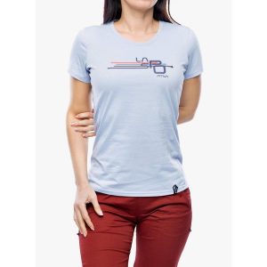 Koszulka bawełniana La Sportiva Stripe Cube T-Shirt. Niebieskie koszulki sportowe La Sportiva, bez wzorów, z bawełny, bez ramiączek. Za 172,99 zł.