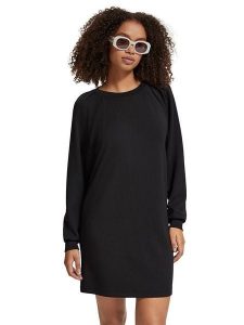 Scotch & Soda Sukienka dresowa w kolorze czarnym rozmiar: M. Czarne sukienki Scotch & Soda, na co dzień, m, bez wzorów, z dresówki, bez kołnierzyka, bez ramiączek, mini, proste. Za 162,87 zł.