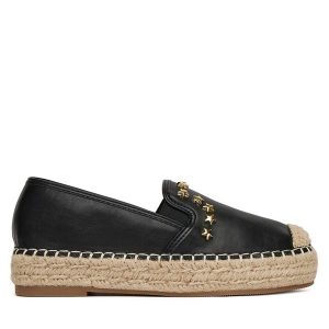 Espadryle DeeZee. Czarne espadryle DeeZee, bez wzorów, bez obcasa. Za 99,99 zł.