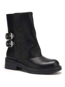 C'M Botki w kolorze czarnym rozmiar: 36. Czarne botki C'M, bez wzorów, bez obcasa, bez zapięcia. Za 204,45 zł.