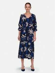 JDY Sukienka codzienna Anna 15349065 Granatowy Loose Fit. Niebieskie kombinezony JDY, l, bez wzorów, z bawełny, bez kołnierzyka, bez ramiączek. Za 139,99 zł.