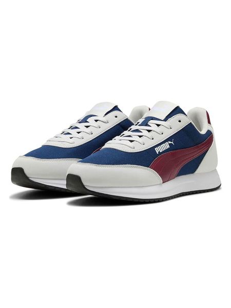 Puma Sneakersy "R78 Lightwind" w kolorze biało-granatowym rozmiar: 40,5. Białe trampki Puma, bez wzorów, bez zapięcia. Za 113,10 zł.