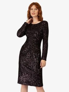 APART Sukienka w kolorze ciemnofioletowym rozmiar: 44. Różowe sukienki Apart, na co dzień, bez wzorów, bez kołnierzyka, bez ramiączek, maxi, proste. Za 152,99 zł.