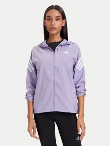 Adidas Kurtka do biegania Adi365 Iconic KY2652 Fioletowy Regular Fit. Fioletowe kurtki sportowe ADIDAS, m, bez wzorów, z syntetyku, bez kaptura, do biegania. Za 299,99 zł.