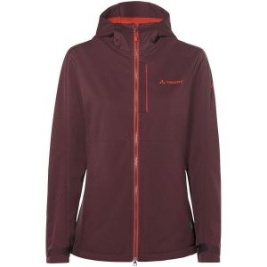 Kurtka softshell damska Vaude All Year Elope Softshell Jacket II. Czerwone kurtki Vaude, bez wzorów, z softshellu, bez kaptura. Za 551,19 zł.