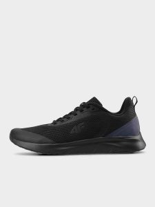 4F Buty sportowe CIRCLE damskie - czarne 38. Czarne buty sportowe 4f, bez wzorów, z tworzywa sztucznego, bez zapięcia. Za 249,99 zł.