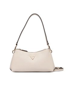 Guess Torebka Noelle II Mini HWZG96 72730 Écru. Torebki klasyczne Guess, z aplikacjami, ze skóry, bez dodatków. Za 589,99 zł.