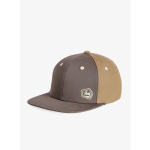 Czapka z daszkiem E9 Quarty - grey/sand. Niebieskie czapki E9, bez wzorów. Za 118,99 zł.
