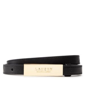Pasek Damski LAUREN RALPH LAUREN. Czarne paski Lauren Ralph Lauren, bez wzorów. Za 219,99 zł.
