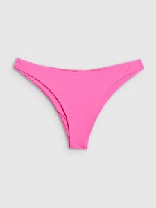 4F Dół od bikini damski - różowy XL. Czerwone bikini 4f, bez wzorów, z dzianiny. Za 49,99 zł.