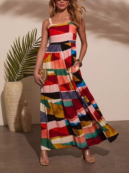 Milan Kiss Sukienka ze wzorem rozmiar: XL. Sukienki Milan Kiss, xl, bez wzorów, bez kołnierzyka, bez ramiączek, maxi. Za 179,64 zł.