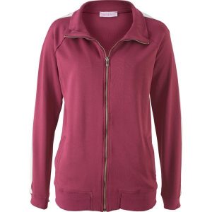 Bluza rozpinana z długim rękawem, z kolekcji Maite Kelly bonprix czerwony rododendron - biały. Bluzy marki 4f. Za 69,99 zł.