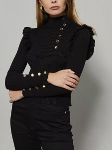 LA Angels Bluzka w kolorze czarnym rozmiar: M. Czarne bluzki LA Angels, m, bez wzorów, bez kołnierzyka, bez ramiączek. Za 156,98 zł.