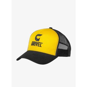 Czapka z daszkiem Grivel Trucker Cap Logo - yellow. Żółte czapki GRIVEL, bez wzorów, sportowe. Za 94,99 zł.