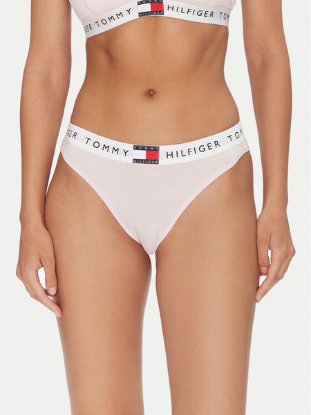 Tommy Hilfiger Figi klasyczne UW0UW06038 Różowy. Czerwone figi TOMMY HILFIGER, bez wzorów, z bawełny. Za 59,99 zł.