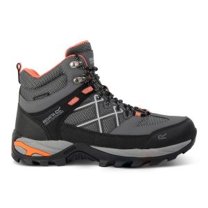 Buty trekkingowe damskie Samaris III. Szare buty trekkingowe Regatta, bez zapięcia. W wyprzedaży za 299,99 zł.