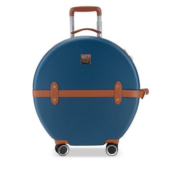 Walizka średnia Semi Line. Niebieskie walizki Semi-line, bez wzorów, średnie. Za 249,99 zł.