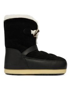Moon Boot Śniegowce Mb Evx Igloo 80D1470070 Czarny. Czarne buty zimowe Moon Boot, ze skóry, bez obcasa, bez zapięcia. Za 949,00 zł.