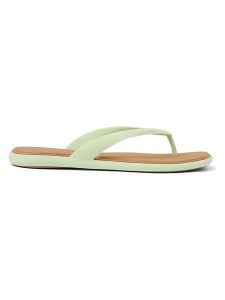 Reef Japonki "Water Willow Malibu" w kolorze zielono-jasnobrązowym rozmiar: 42,5. Brązowe klapki Reef, bez wzorów, z otwartym noskiem, bez obcasa. Za 136,45 zł.