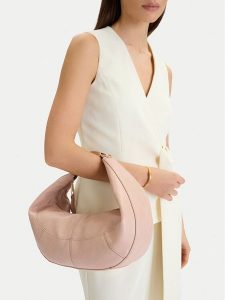 GINO ROSSI Torebka EO-LDA8806-1 Beżowy. Brązowe torebki klasyczne Gino Rossi, bez wzorów, z materiału, bez dodatków. Za 249,99 zł.