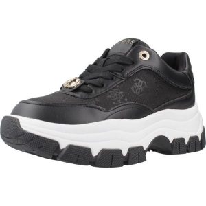 Buty GUESS FLFBRT ELE12 Czarny. Czarne buty trekkingowe Guess, z syntetyku, bez zapięcia. Za 637,62 zł.