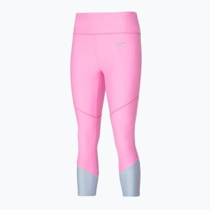 Legginsy damskie Mizuno Impulse Core 3/4. Czerwone legginsy Mizuno, bez wzorów. Za 99,99 zł.