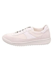 Legero Skórzane sneakersy "Alia" w kolorze białym rozmiar: 42,5. Białe trampki Legero, bez wzorów, z materiału, bez zapięcia. Za 248,95 zł.